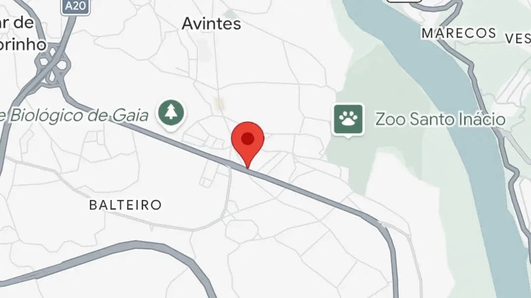 Map showing the location of Altamontra: Rua da Graça, 195 (Estrada Nacional 222 - KM6) 4430-839 Avintes Vila Nova de Gaia